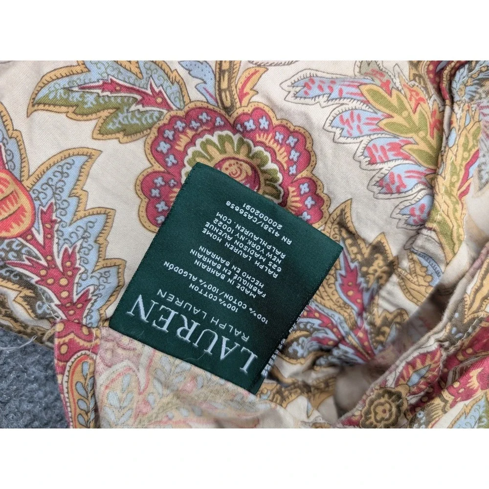 Lauren Ralph Lauren JACOBEAN Full/ Queen Reversible Stripe Duvet Cover & Case